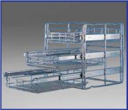 Wesco Quickbasket Korbauszug 3-fach, Quick Basket Vollauszug