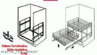 Wesco Quickbasket Korbauszug 3-fach, Quick Basket Vollauszug