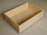 Wooden drawer with Tandem runner from Blum