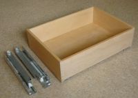 Wooden drawer with Tandem runner from Blum