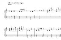 Alles ist an Gottes Segen