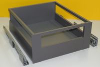 MerivoBox Innenschublade Höhe E mit Reling nach Maß