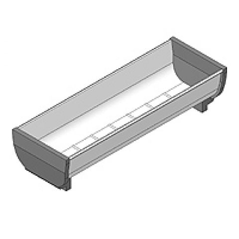 Orga Line Schale Edelstahl von Blum, Modell ZSI.030SI