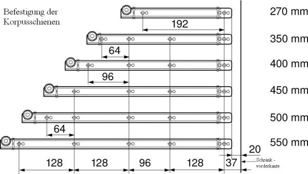 Blum Metabox 330 H Vollauszug