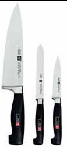 **** 4-Sterne Zwilling Messerset, 3-teilig