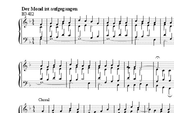 Der Mond ist aufgegangen