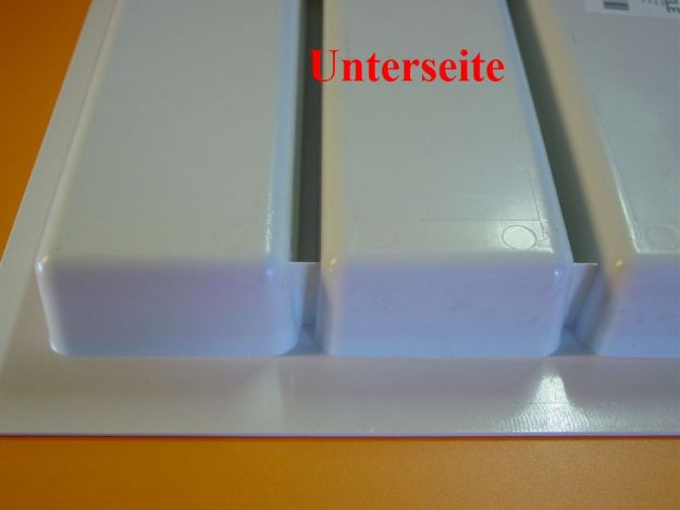 Besteckeinsatz Kunststoff weiss für 50er Schrankbreite