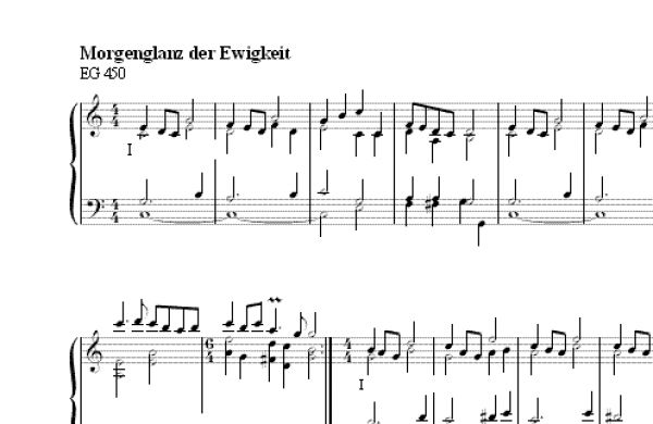 Morgenglanz der Ewigkeit