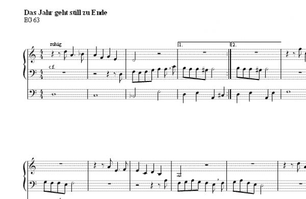 Das Jahr geht still zu Ende