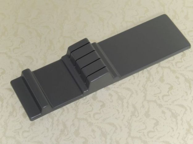 Knife holder plastic slate grey, fits in cutlery tray Bridge for cabinet widths from 60 cm