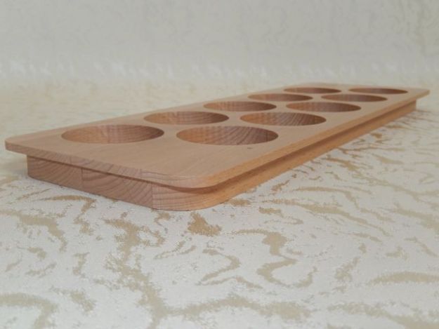 Gewürzdosenhalter Buche - als Zubehör für Besteckeinsatz Kombi