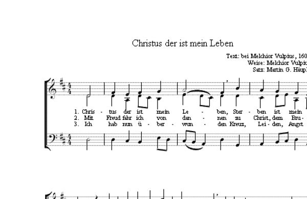 Christus, der ist mein Leben