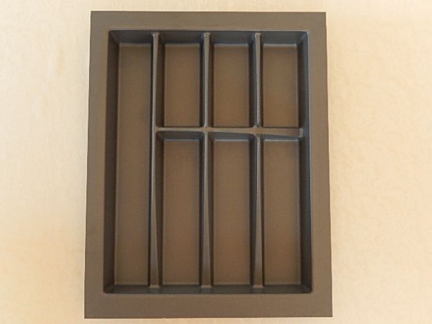 Facheinteilung des Besteckeinsatzes Bridge für 45er Schublade