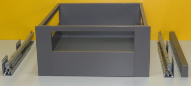 MerivoBox Innenschublade Höhe E mit Reling nach Maß