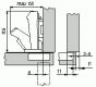 Blum Clip Top Möbelscharnier Weitwinkel 71T6550