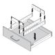 Blum Orga-Line flatware inner diving system for Tandem drawer