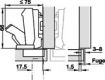 Blum ClipTop Möbelscharnier Weitwinkel 71T6650 Mittenanschlag