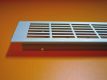 Aluminum anodized silver ventilation grilles