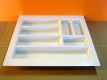 Cutlery tray plastic white for 50 cm cupboard width