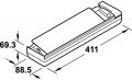 Folienschneider Blum Orga-Line ZSZ.01F0 für Frischhaltefolie; auch für Schublade