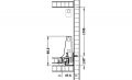 TANDEMBOX antaro Bausatz; Einbauhöhe 23cm (D), Vollauszug