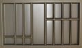 Cuttlery insert for 90cm cabinet width, plastic slate-gray
