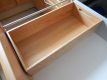 Wooden insert, rectangular wooden box, to remove for drawer or cupboard, light oak or black ash