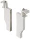 Cross divider holder (pair) Blum Orga-Line for Tandembox Antaro with railing, height C or D