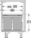 Hailo Tandem 3669001, Abfalltrennsystem in Frontauszug für 30er Schrank