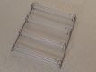Spice rack metal for wall unit from 45 cm width