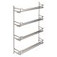 Spice rack metal for wall unit from 45 cm width