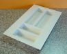 Cutlery tray plastic white for 30 cm cupboard width