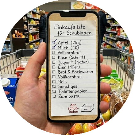 Einkauf-App in Supermärkten